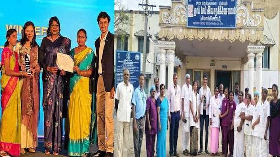 சிதம்பரம் அரசு மருத்துவமனைக்கு செவிலியர்கள் மேலாண்மைக்கான விருது