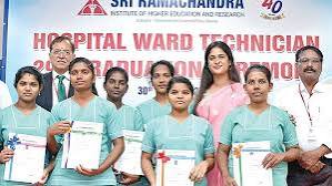 மருத்துவர், செவிலியருக்கு இணையானது வார்டு பணியாளர் பணி: ஸ்ரீராமச்சந்திரா அறக்கட்டளை அறங்காவலர் சம்யுக்தா வெங்கடாசலம் உறுதி