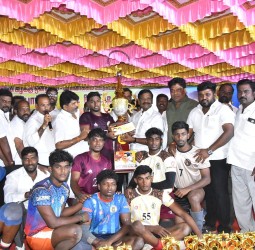 பாரிவாக்கத்தில் நடந்த திராவிட பொங்கல் கபடி போட்டி