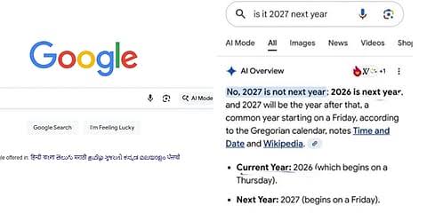 அடுத்த ஆண்டுதான் 2026! கூகுள் செய்யறிவுக்கு வந்த சோதனை! வெடிக்கும் விமர்சனம்