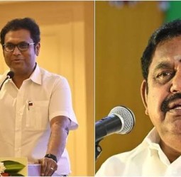 திமுக திட்டங்களை காப்பியடிக்கும் பழனிசாமி அமைச்சர்கள் எஸ். ரகுபதி, டி.ஆர்.பி. ராஜா காட்டம்