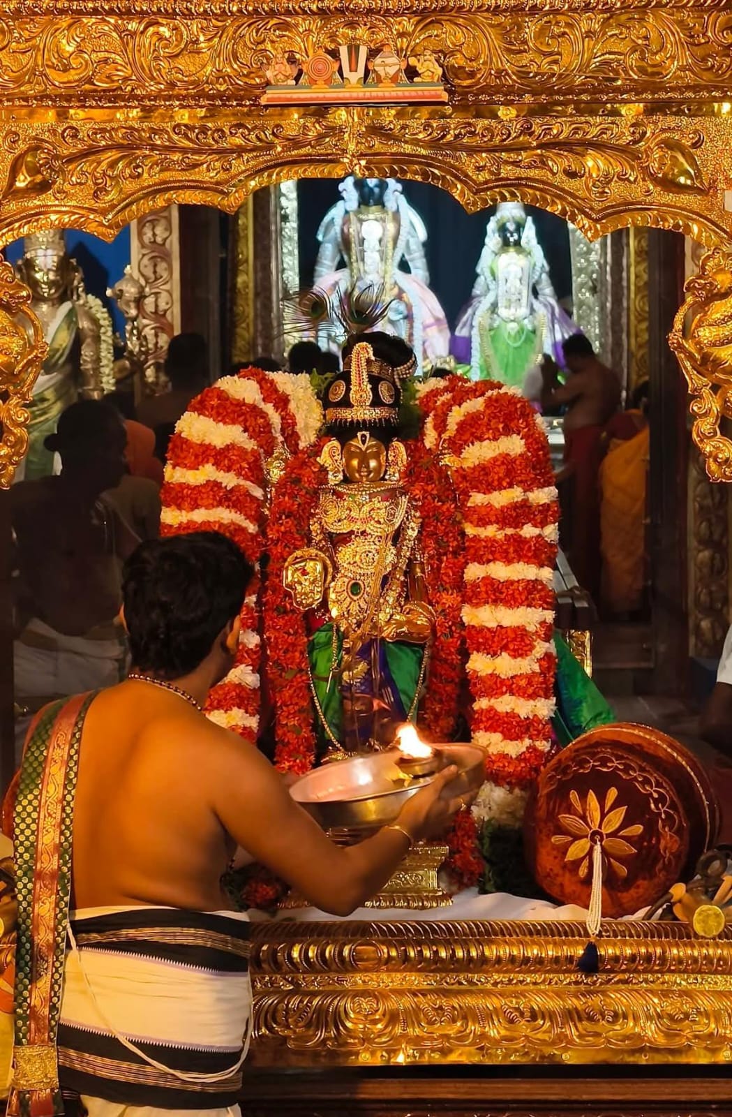 *நாட்டியாஞ்சலி வைபவத்துடன் ஊஞ்சல் தாலாட்டு வைபவம்...!*