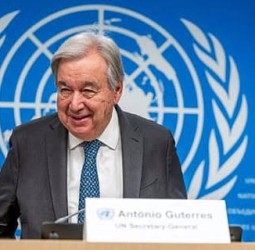 முதல்முறையாக ஹிந்தி, உருது மொழியில் ஐ.நா. பொதுச் செயலா் புத்தாண்டு வாழ்த்து