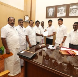 உதயநிதியை டிட்டோஜாக் அமைப்பினர் சந்தித்து கோரிக்கை மனு