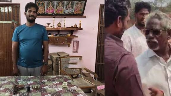 துப்பாக்கியை காட்டி மிரட்டிய கடலூர் அதிமுக பிரமுகர் கைது