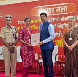 சிவகங்கை இலுப்பக்குடியில் நடந்த ‘ரோஜ்கர் மேளா’ நிகழ்ச்சி