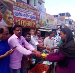 மணமேல்குடி ஆட்டோ   ஓட்டுனர்களின் அன்னதான நிகழ்வு