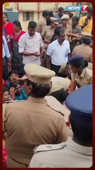 சாலூர் கிராம கல்லூரி மாணவிகளுக்கு பாலியல் தொந்தரவு கொடுத்த போதைக்கும்பல் தட்டிக்கேட்டவர் மீது தாக்குதல்: போலீஸ் எஸ்.பி.யிடம் மக்கள் புகார்