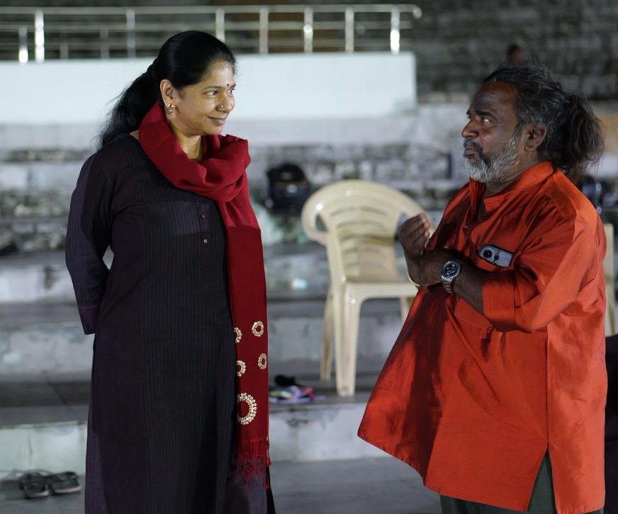 அடையாறு இசைக் கல்லூரி வளாகத்தில் நடைபெற்றுவரும் சென்னை சங்கமம் - 2026 கலைவிழா