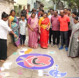 உலக சாதனைக்கான மாபெரும் கோலப் போட்டி