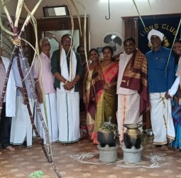 மயிலாடுதுறை சென்ட்ரல் லயன்ஸ் சங்கத்தின் சார்பாக பொங்கல் தின விழா