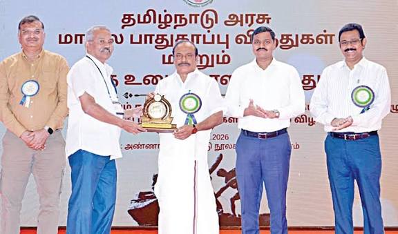 பணியிட பாதுகாப்பை உறுதி செய்வது தொழில்துறை கலாச்சாரமாக இருக்க வேண்டும்: அமைச்சர் கணேசன் வலியுறுத்தல்