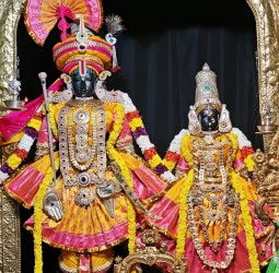 ஆங்கில புத்தாண்டையொட்டி இராஜ அலங்காரத்தில் பக்தர்களுக்கு காட்சி