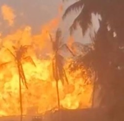 ஆந்திராவில் 2ஆவது நாளாக எரியும் ஓ.என்.ஜி.சி எண்ணெய்க் கிணறு