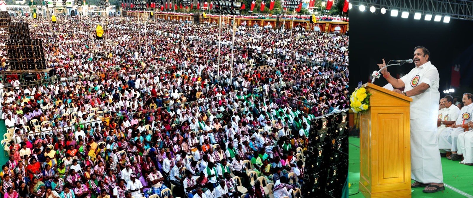 வீரபாண்டி சட்டமன்றத் தொகுதியில் அதிமுக பொதுச்செயலாளர் எடப்பாடி