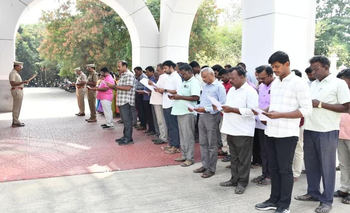 வாக்காளர் உறுதிமொழி ஏற்பு.....