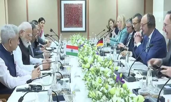 ஜெர்மன் அதிபருடன் பிரதமர் மோடி உயர்மட்ட அளவிலான ஆலோசனை