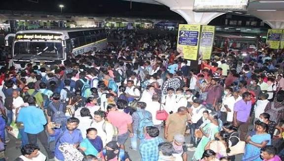 பொங்கல் திருநாள்! அரசுப் பேருந்துகளில் 1.21 லட்சம் பேர் பயணம்!