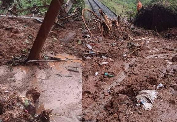 மலை பாதைகளில் மண் சரிவு: மலை ரயில் ரத்து