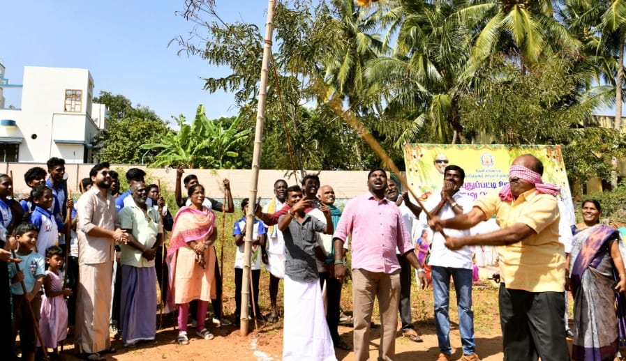 தேனி அருகே வடபுதுப்பட்டி ஊராட்சியில் பொங்கல் விழா