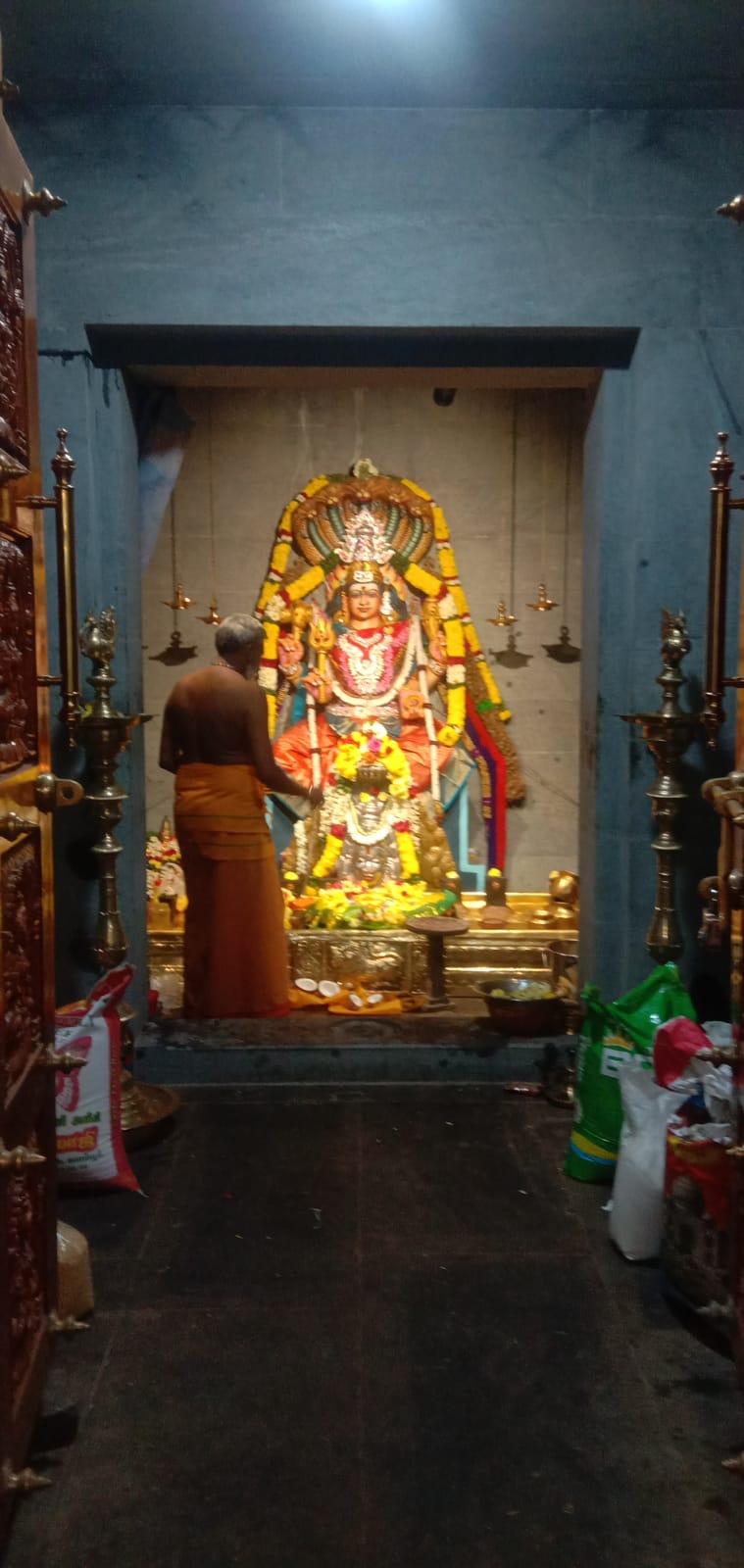 காட்பாடி சுந்தரியம்மன் சர்வ அலங்காரத்தில் பக்தர்களுக்கு அருள் பாலிப்பு!