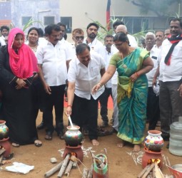 எம்.கே.பி நகரில் 'திராவிட சமத்துவ பொங்கல்' விழா