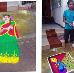 மணமேல்குடி ஒன்றிய எழுத்தாளர் சங்கத்தின் சார்பாக நடைபெற்ற கோல போட்டி