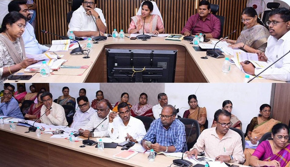 நிதிநிலை அறிக்கையில் அறிவிக்கப்பட்ட திட்டங்களின் செயலாக்கம் குறித்த ஆய்வுக்கூட்டம்