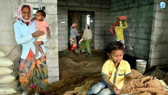 கட்டுமானத் தொழிலாளர் குழந்தைகளுக்கு திறன் பயிற்சி