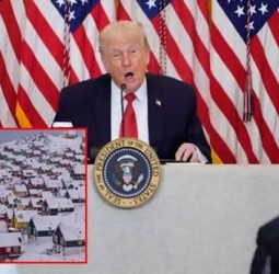 கிரீன்லாந்து விவகாரம்; ஐரோப்பிய நாடுகளுக்கு வரி விதிப்பதில் 100 சதவீதம் உறுதி: டிரம்ப்