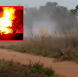 ஆந்திர பிரதேசம்: பெரிய அளவில் எரிவாயு கசிவு, தீ விபத்து; மக்கள் அச்சம்